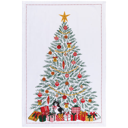 Festive Fir Tea Towel